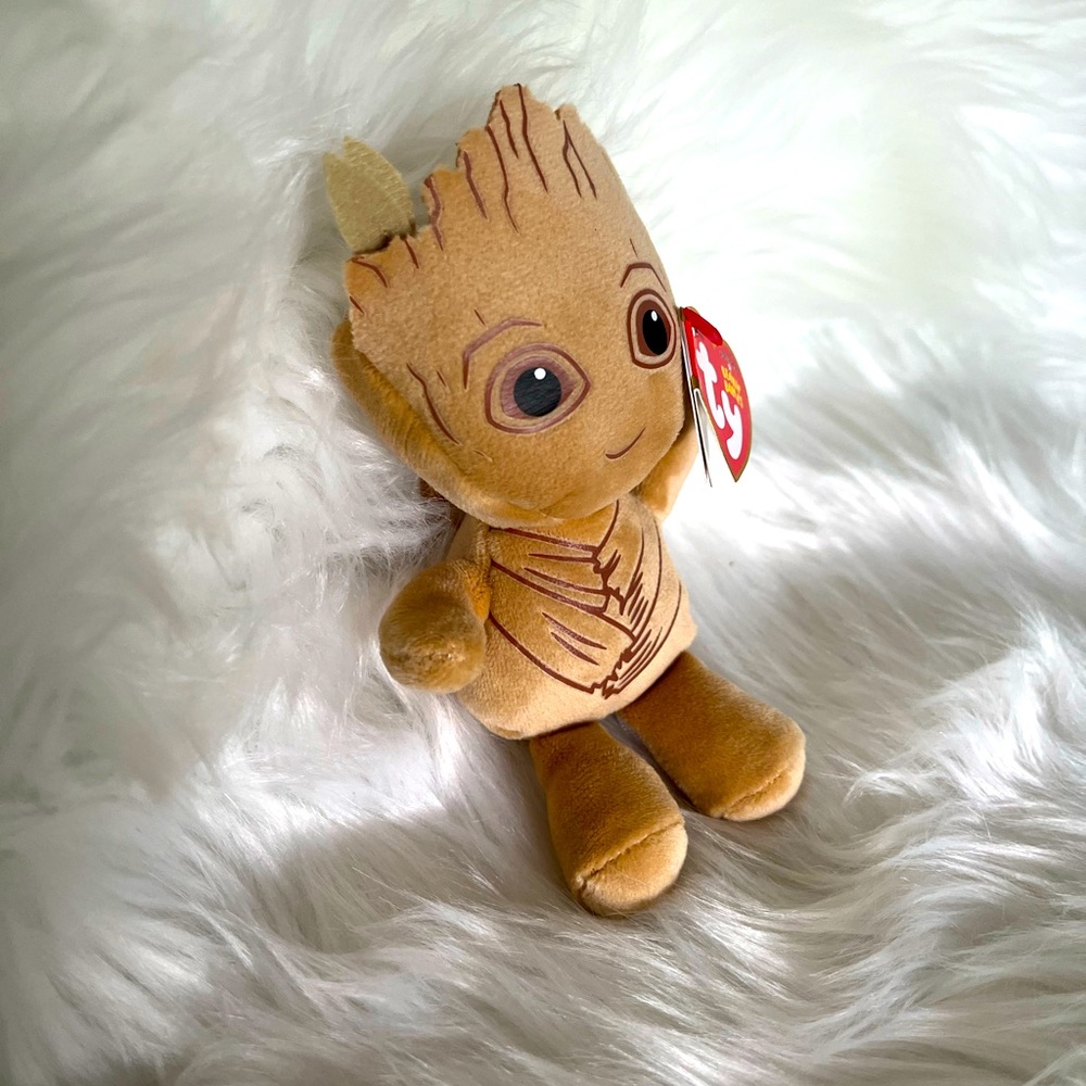 Ty Groot Guardians of the Galaxy clip 3” NWT